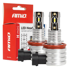 Ampoules LED H8 H9 H11 H16 avec lumière blanche 6500 K
