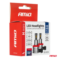 Kit de 2 ampoules LED pour H8 H9 H11 H16