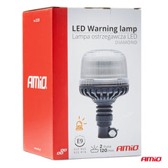 LED-advarselslampe med orange LED-lys