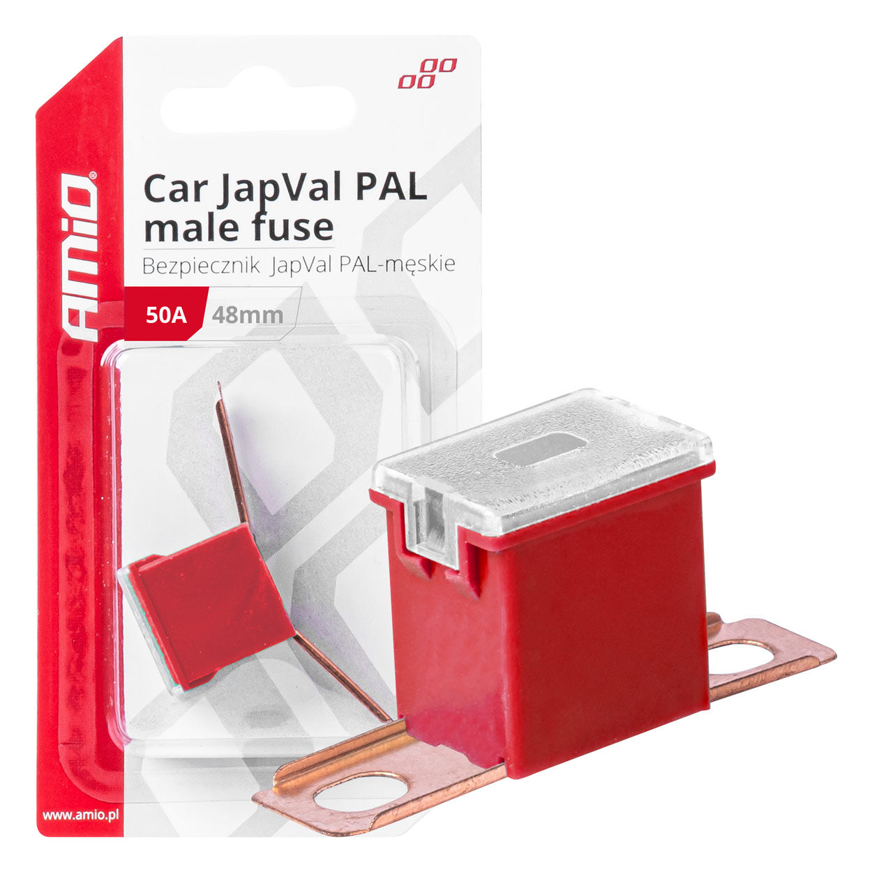 JAPVAL PAL han-sikring 50 A, 48 mm