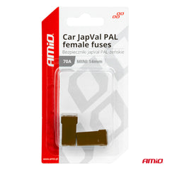 Mini-fusibles JAPVAL PAL avec courant nominal de 70 A
