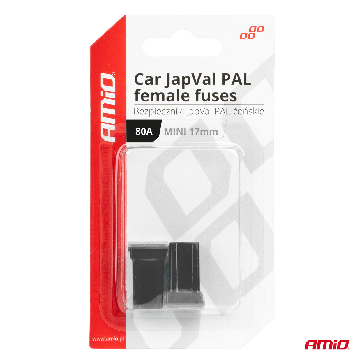 Lot de deux mini-fusibles femelles JAPVAL PAL
