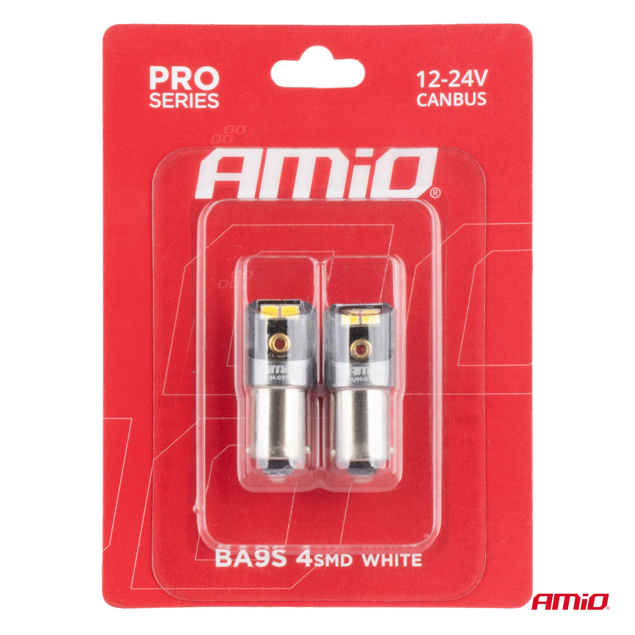 Lot de 2 ampoules LED T4W BA9S