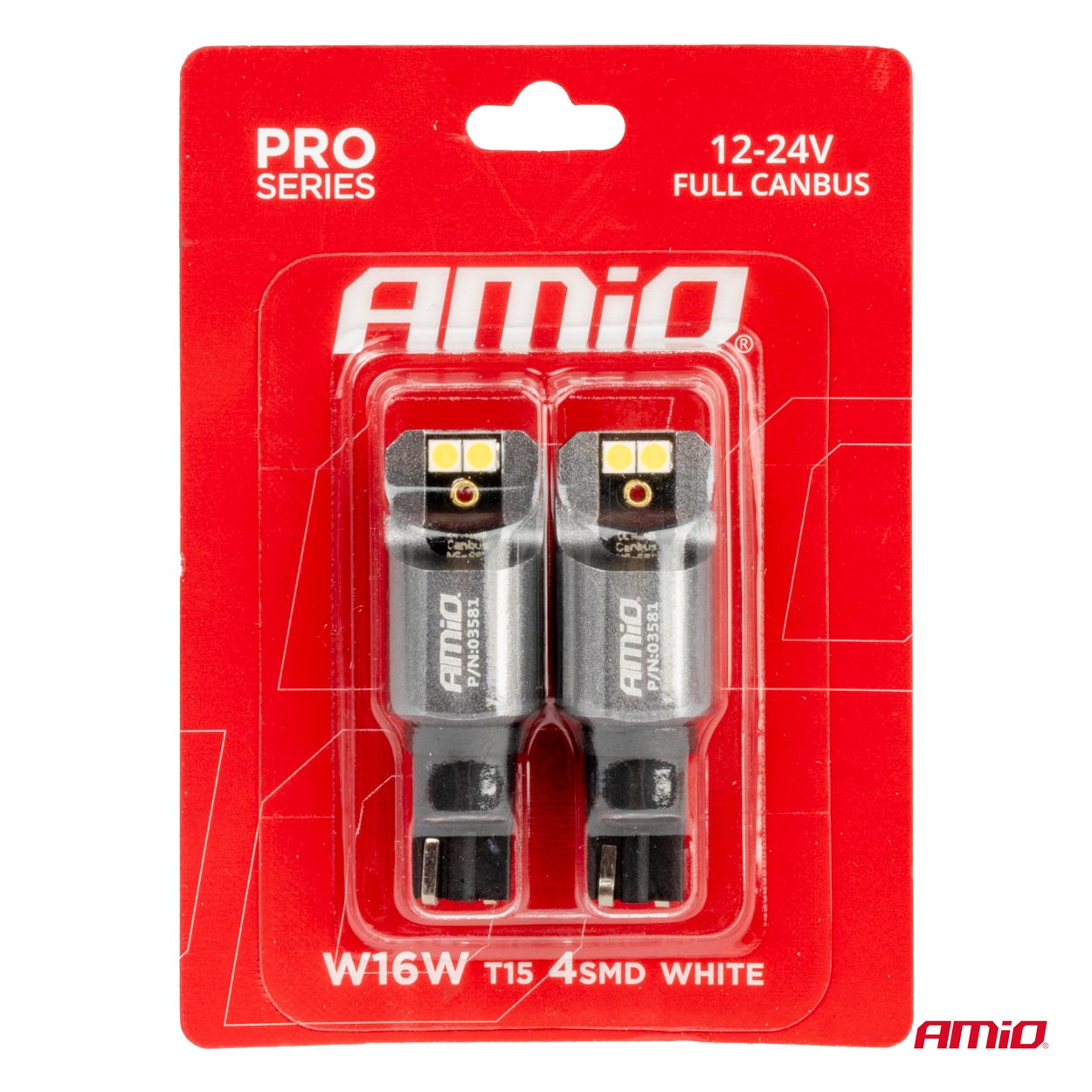 Ampoules LED T15 W16W avec lumière blanche 6000 K