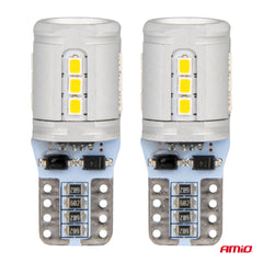 T10 W5W LED-pærer med SMD 2016-LED'er