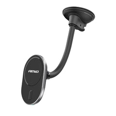 Magnetisk mobilholder med trådløs Qi-oplader og sugekop