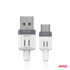 USB-A til USB-C kabel med opladning og dataoverførsel