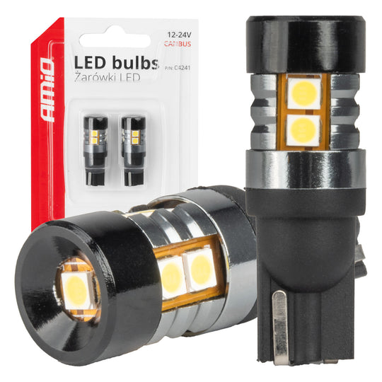 Ampoule LED T10 W5W CANBUS avec 9 LED SMD 3030