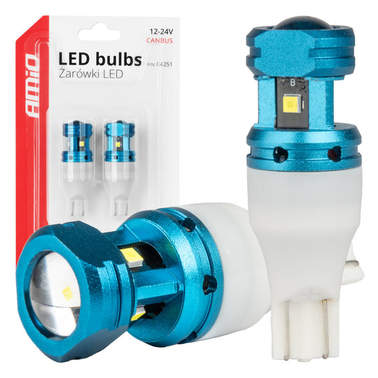 Ampoule LED T15 W16W CANBUS blanche avec 4 LED SMD 1860XS