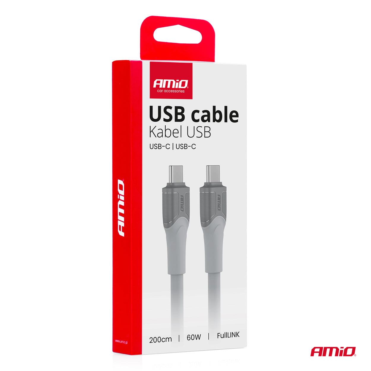USB-C til USB-C-kabel til opladning og dataoverførsel