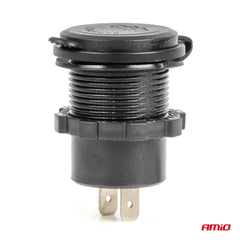 Vandtæt 12/24 V billader med blå LED-belysning