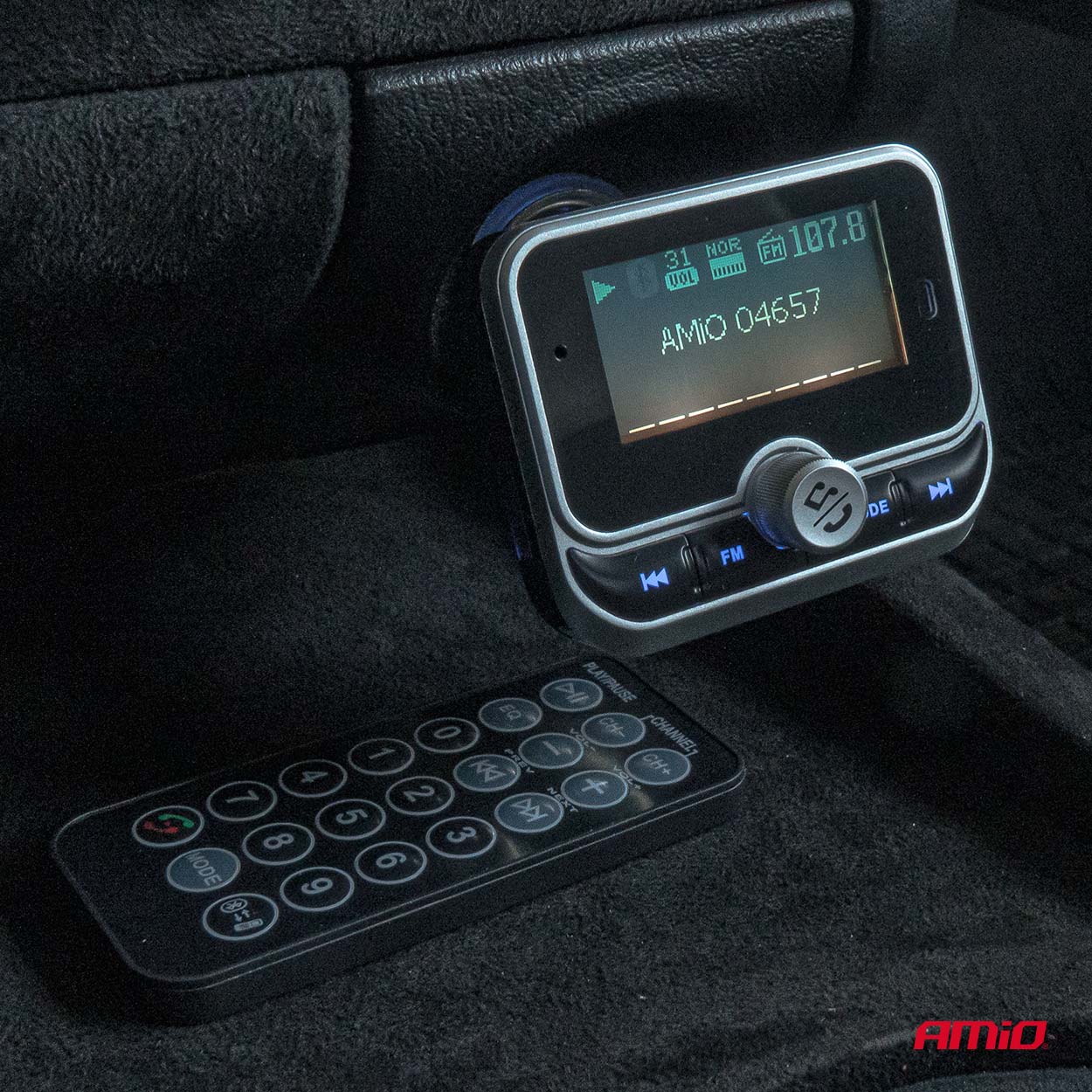FM transmitter til bil med 2 USB-A-porte