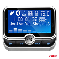 FM transmitter med knapper på kabinettet