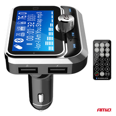 FM transmitter med USB-medieafspilning