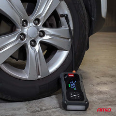 Kompakt jumpstarter med 7.200 mAh batteri
