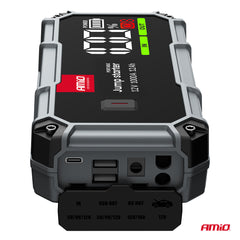 12 V jump starter med starthjælp