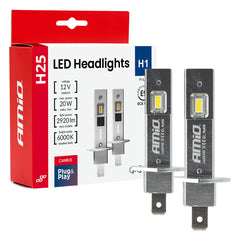 LED-pærer H1 med CANBUS til 12 V forlygter