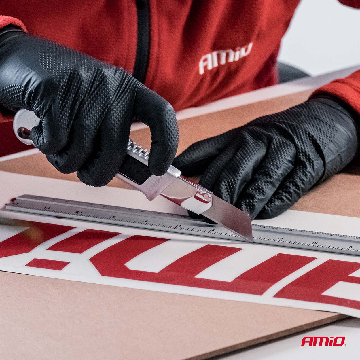 Aluminiumshobbykniv med ergonomisk håndtag