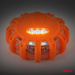 LED-advarselslampe med orange advarselslys