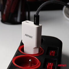 Magnetisk kabel med USB-C-stik i begge ender