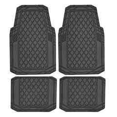 Tapis de voiture universels noirs en PVC CM-03