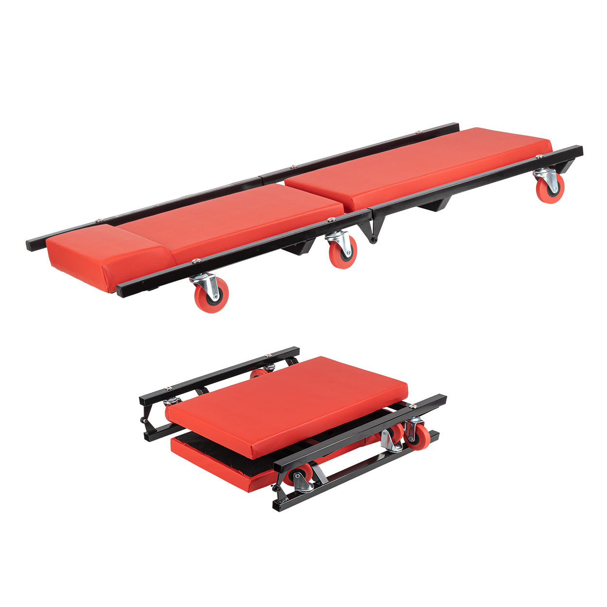 Brancard pliable de mécanicien de 102 cm