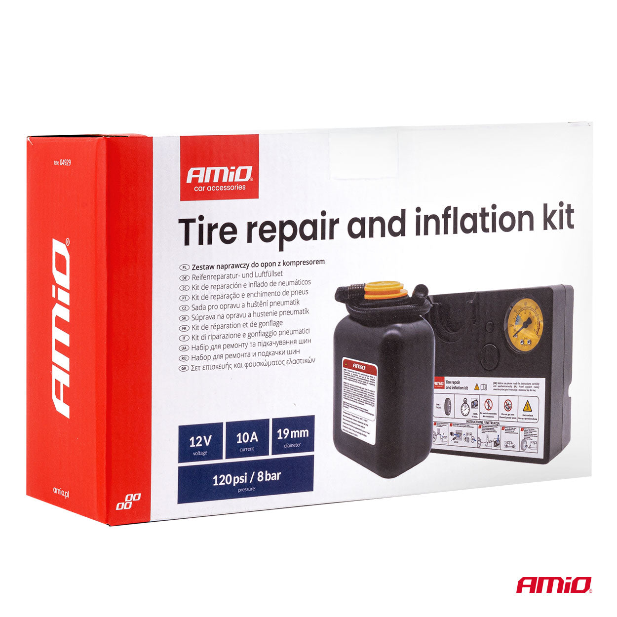 Kit de réparation de pneus pour pneus de voiture crevés