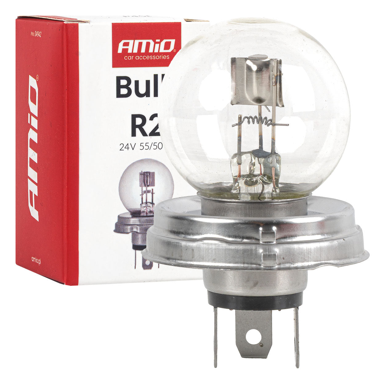 Ampoule halogène R2 24 V 55/50 W avec culot P45T