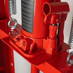 Hydraulisk værkstedspresse med justerbart arbejdsbord