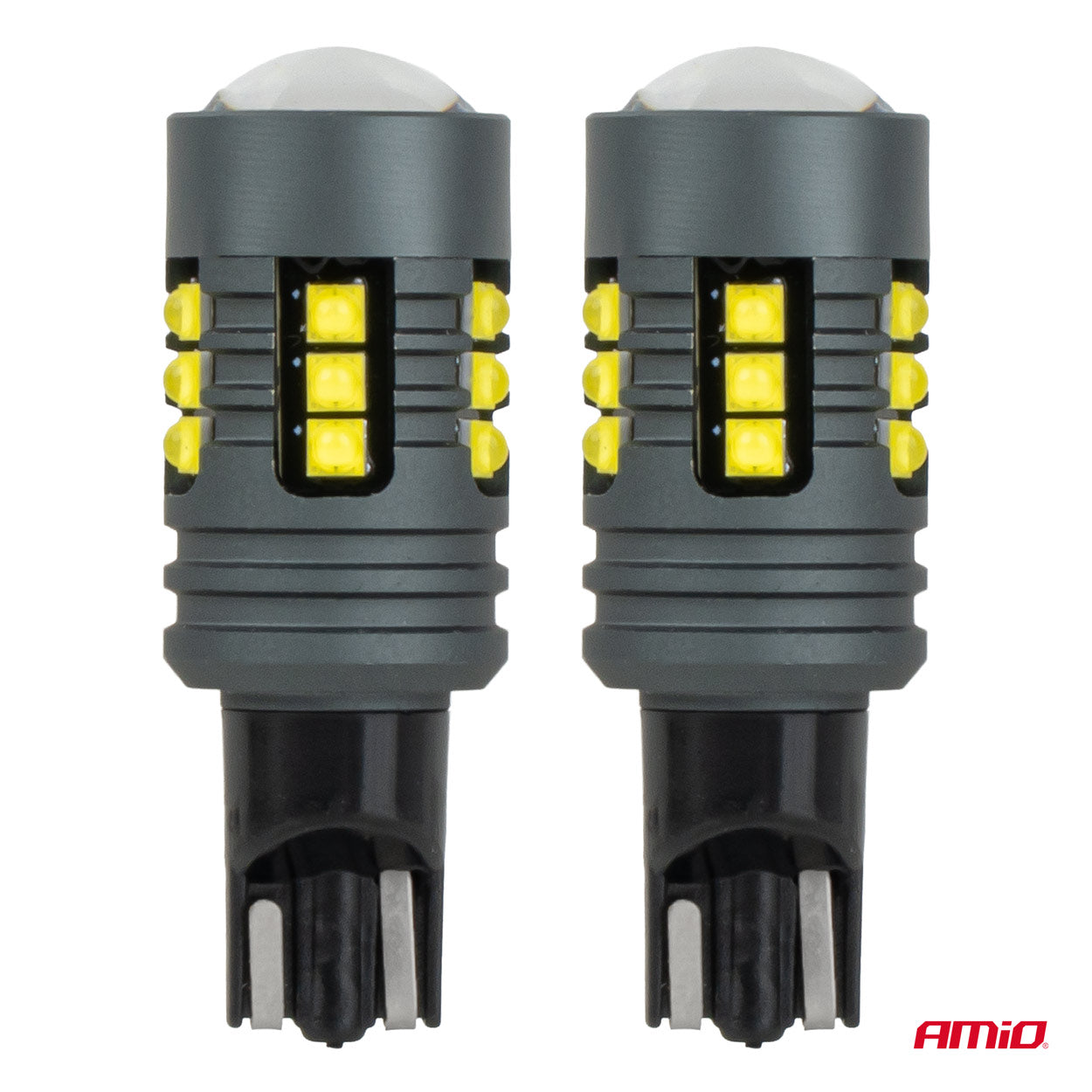 T15 LED-pære med 18 SMD 2525 LED’er set fra siden