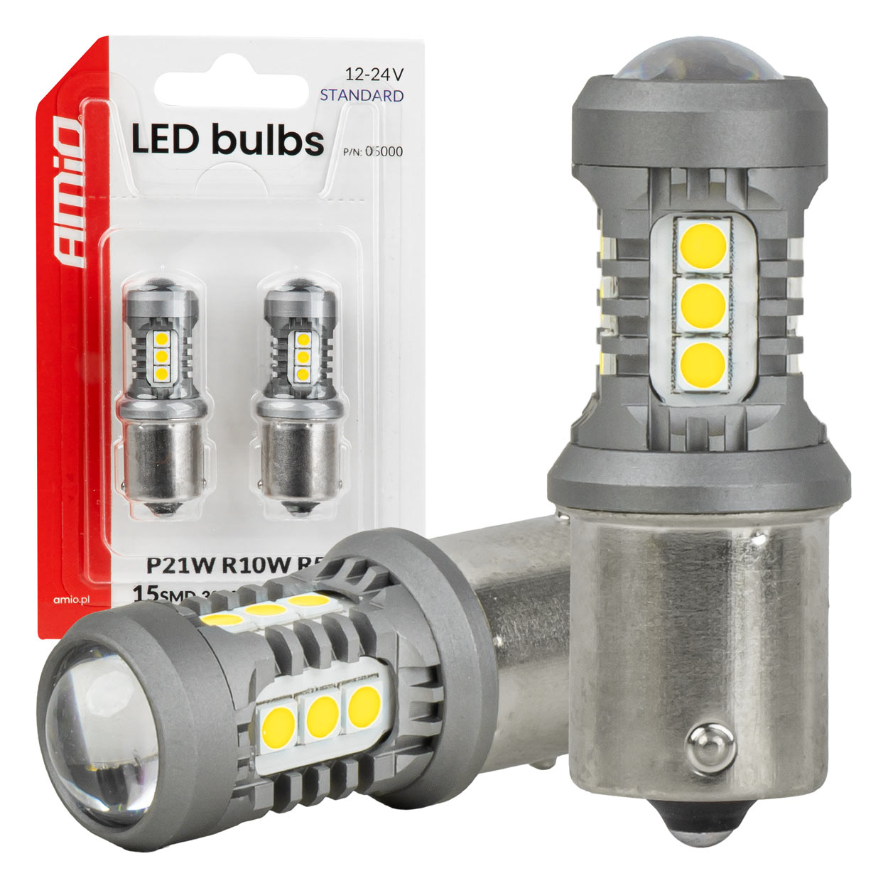 Ampoule LED BA15S/P21W à lumière blanche