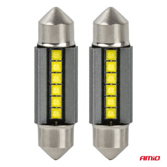 Ampoule LED CANBUS 39 mm 12/24 V avec lumière blanche