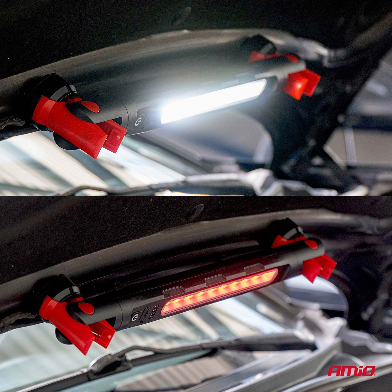 Lampe d’inspection LED avec aimant et pince