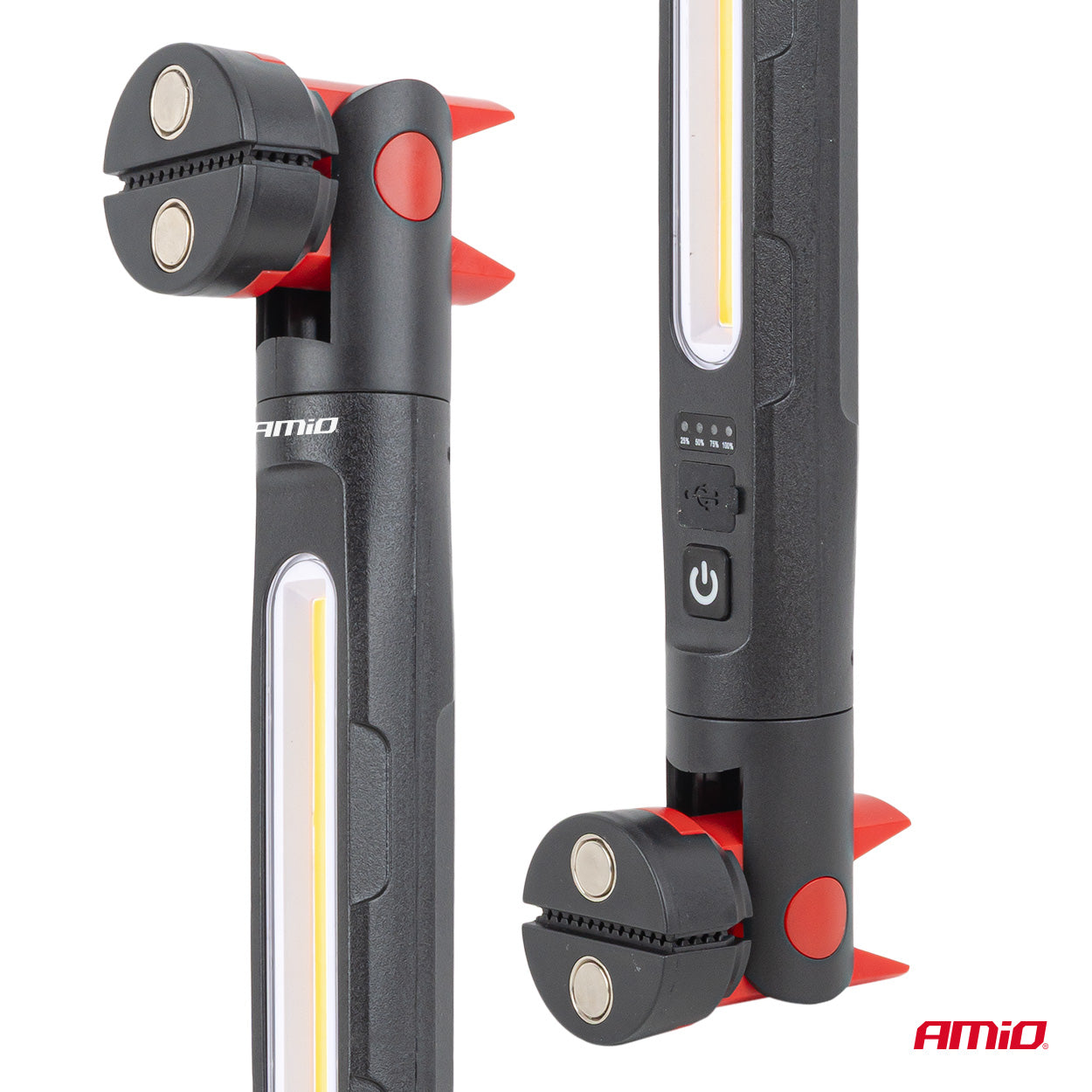 Lampe d’inspection LED avec aimant et pince