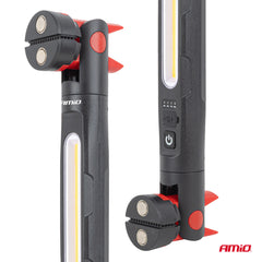 Lampe d’inspection LED avec aimant et pince