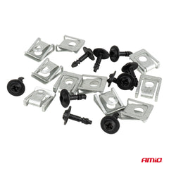 Plaques de fixation de 18 mm de diamètre avec trou de Ø 5 mm