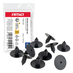 Kit de clips de passage de roue pour la fixation des éléments en plastique