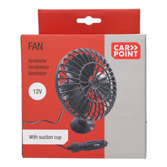 Ventilateur 12 volts Carpoint avec ventouse 