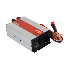 Convertisseur Carpoint 12V-230V 600W avec pinces de batterie 