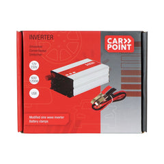 Convertisseur Carpoint 12V-230V 600W avec pinces de batterie 