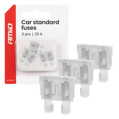 Fusibles automobiles STANDARD 25A, lot de 3