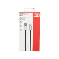 Câble Carpoint USB-A vers USB-C, 2 mètres 