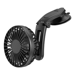Ventilateur Carpoint avec ventouse pour tableau de bord, USB-A, Ø 10,5 cm, 5 V 