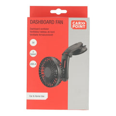 Ventilateur Carpoint avec ventouse pour tableau de bord, USB-A, Ø 10,5 cm, 5 V 