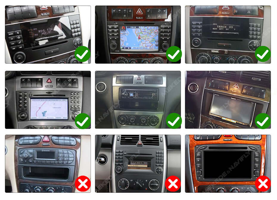 Mercedes-Benz W203 etc. - Autoradio 8" avec Apple CarPlay et Android Auto – Carmediaeurope.com