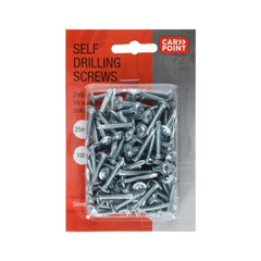 Vis autotaraudeuses Carpoint Ø4 mm 25 mm 100 pièces 