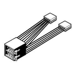 Câble rallonge Carpoint ISO vers ISO pour autoradio (alimentation et haut-parleurs) 