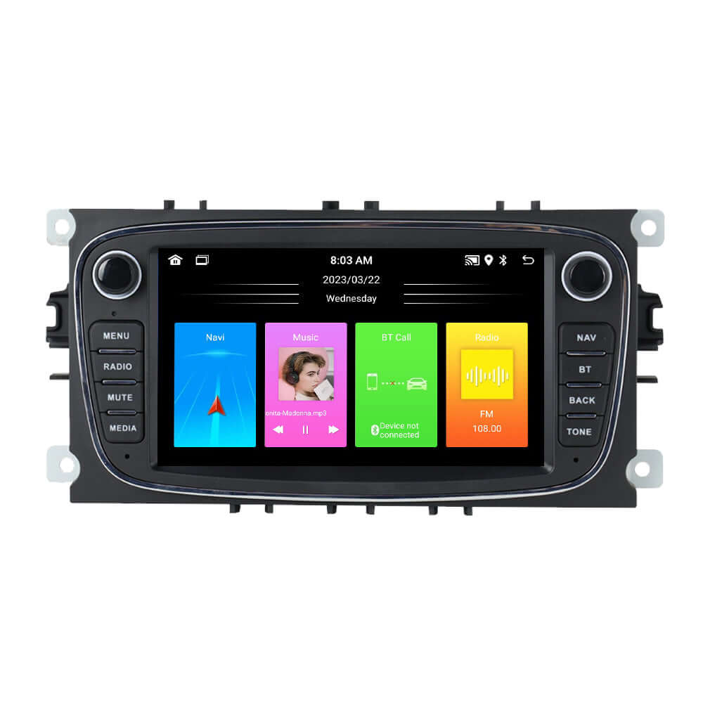 Ford (plusieurs modèles) 06-12 - Autoradio 7" avec Apple CarPlay et Android Auto – Carmedia24.fr