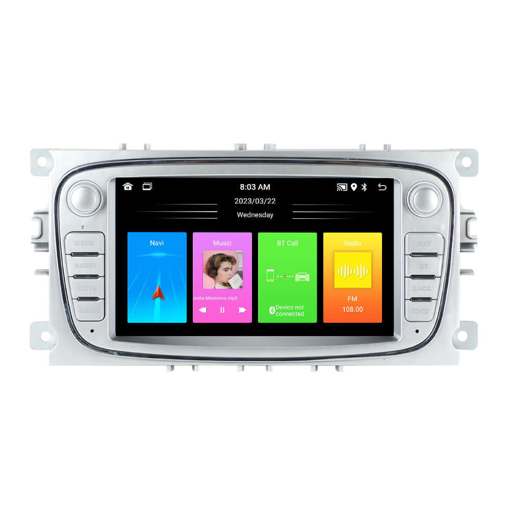 Ford (plusieurs modèles) 06-12 - Autoradio 7" avec Apple CarPlay et Android Auto – Carmedia24.fr