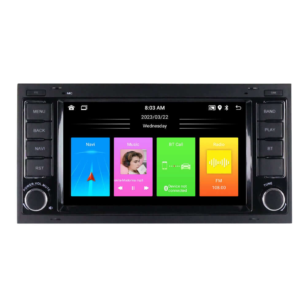 VW Transporter/Touraeg, etc. - Autoradio 7" avec Apple CarPlay et Android Auto – Carmediaeurope.com